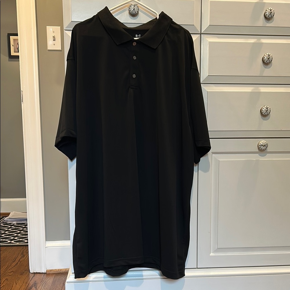 DXL Black B&T Polo Shirt